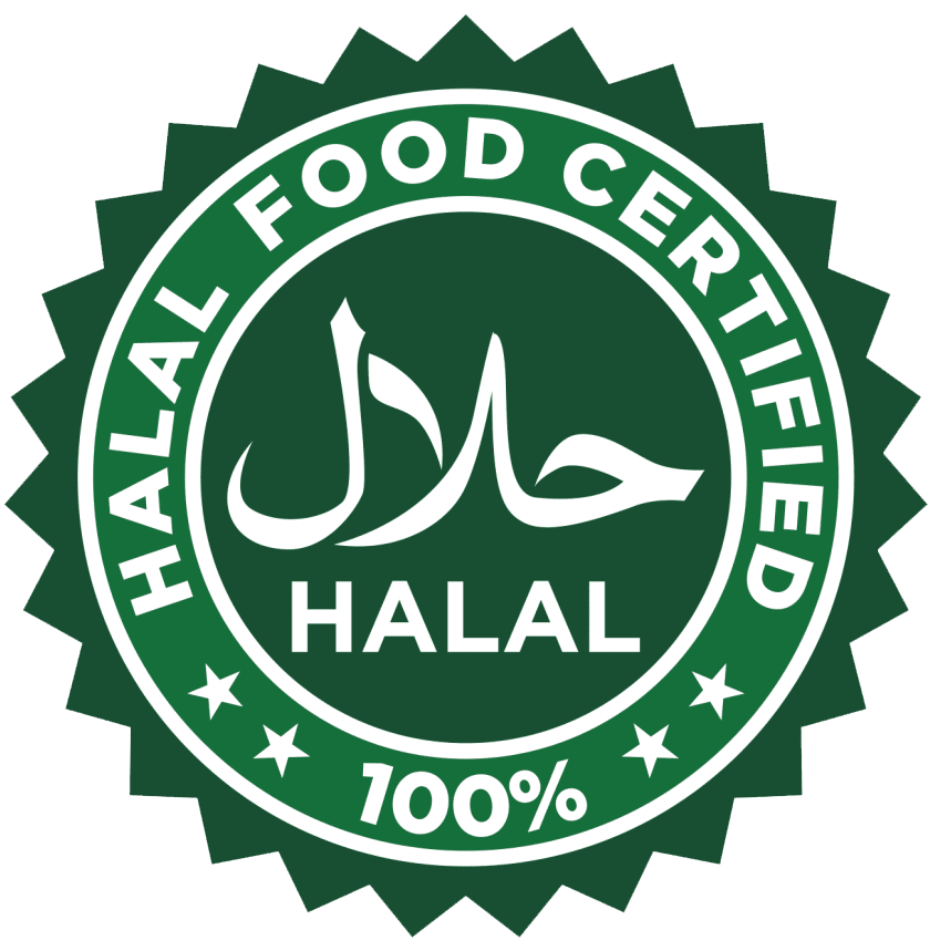 We serve 100% Halal